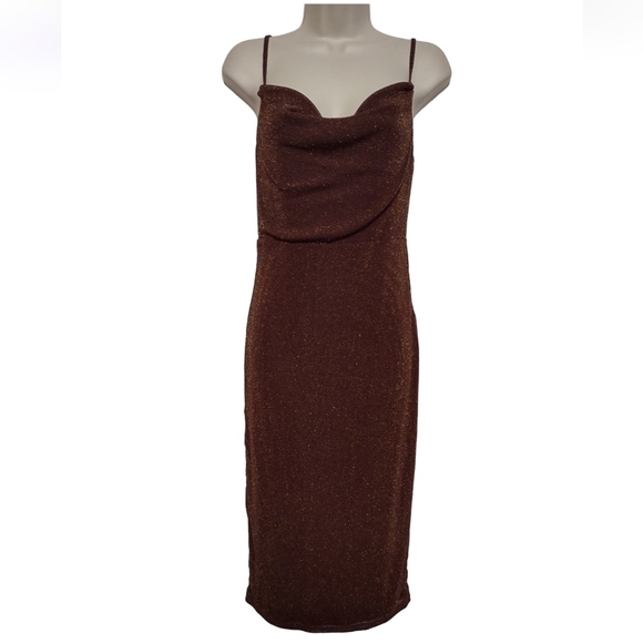 House of Harlow 1960 X REVOLVE Ira Midi Dress
Shimmering Brown Bodycon - Picture 8 of 12